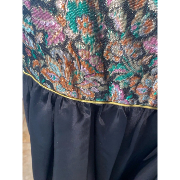 Women's Denise Fashions Dress, Size M, Black & Multi - Picture 4 of 6